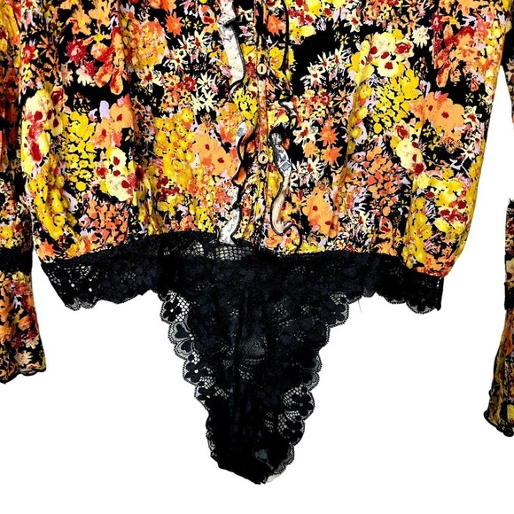 Free People Floral Bodysuit - Multicolor - Picture 8 of 10
